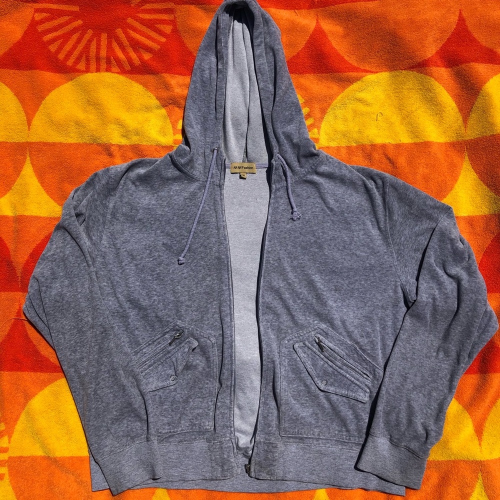 Gray Na Na Fashion Hoodie